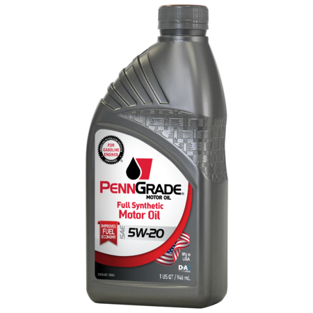 PennGrade Full Synthetic Motor Oil SAE 5W20 - 12 Quart Case -  D-A LUBRICANT CO, 62826
